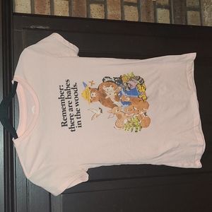 Remember: There are babes in the woods. Smokey and the Bear T Shirt Size Large
